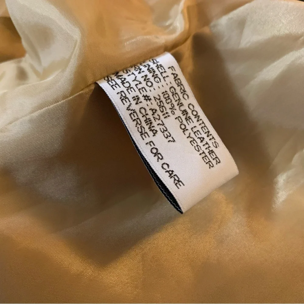 Vintage Avanti New York Small Tan Suede Leather Floral Bird Embroidered Jacket - Picture 14 of 15